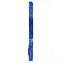 Colorful Clip In Hair Tinsel Fairy Hair Tinsel Kit, Party Glitter Extensions