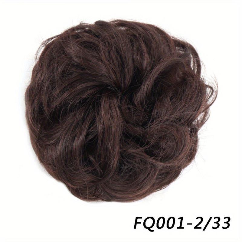 Synthetic Messy Hair Bun Curly Wavy Extensions Chignon Donut Updo