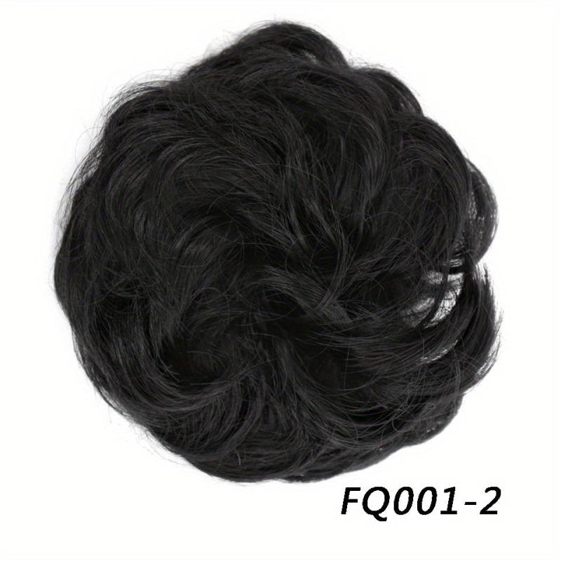 Synthetic Messy Hair Bun Curly Wavy Extensions Chignon Donut Updo