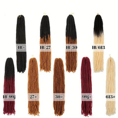 Goddess Faux Locs Crochet Hair 72 Cm Synthetic Braiding Hair Extensions