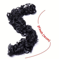 Messy Bun Hair Piece Bun Hair Scrunchie Fluffy Curly Updo DIY Ponytail Hairpiece