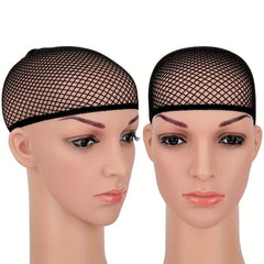 6Pcs Long Wig Caps Mesh Net Liner Weaving Cap for Women