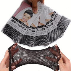 6Pcs Long Wig Caps Mesh Net Liner Weaving Cap for Women