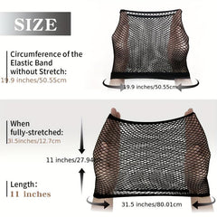 6Pcs Long Wig Caps Mesh Net Liner Weaving Cap for Women