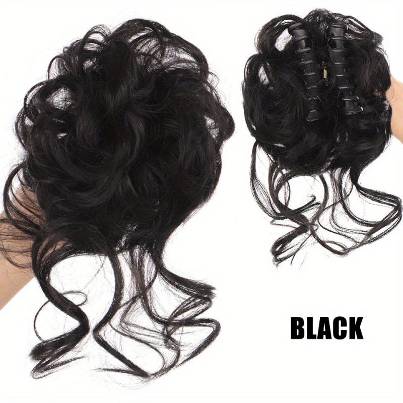 Donut Bun Chignon Claw Ponytail Hair Extensions
