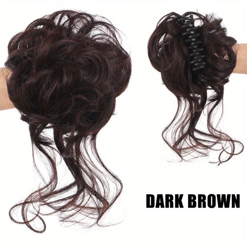 Donut Bun Chignon Claw Ponytail Hair Extensions