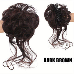 Donut Bun Chignon Claw Ponytail Hair Extensions