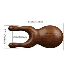 Natural Sandalwood Wood Gua Sha Tool - Facial Nose Guasha Massage