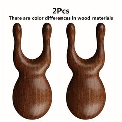 Natural Sandalwood Wood Gua Sha Tool - Facial Nose Guasha Massage