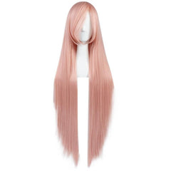 Long Straight Cosplay Wig For Halloween & 1pc Wig Cap For Women Girls