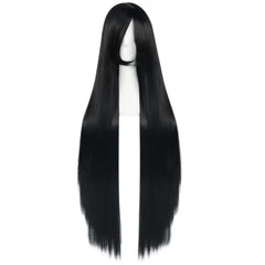 Long Straight Cosplay Wig For Halloween & 1pc Wig Cap For Women Girls