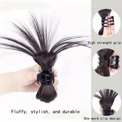 Synthetic Ponytail Clip In Hair Extensions Easy to Use