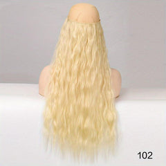 Adjustable Water Wave Hair Extension with Invisible Wire for Women