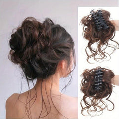 Messy Donut Hair Buns Updo Chignon Synthetic Clip In Hair Extensions