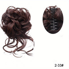 Messy Donut Hair Buns Updo Chignon Synthetic Clip In Hair Extensions
