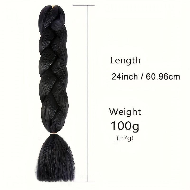Ombre Jumbo Braid 24 Inches Synthetic Braiding Hair Extension
