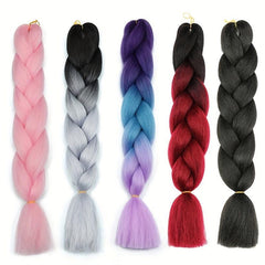 Ombre Jumbo Braid 24 Inches Synthetic Braiding Hair Extension
