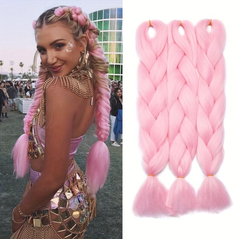Ombre Jumbo Braid 24 Inches Synthetic Braiding Hair Extension
