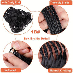 French Curl Crochet Braids 1 Pack Pre Looped Goddess Box Braids