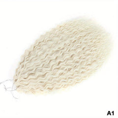 Water Wave Crochet Hair Extensions Ombre Blonde Pink 76 2 Cm