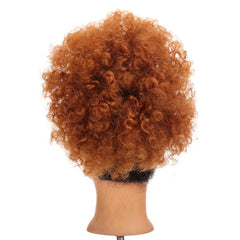 Short Afro Curly Hair Bun Ponytail Extensions