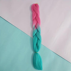 Ombre Long Synthetic Hair Braid Dreadlocks Wig for Women 55-88 cm