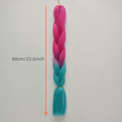 Ombre Long Synthetic Hair Braid Dreadlocks Wig for Women 55-88 cm