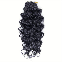 Ombre Long Curly Wavy Hair Extensions Synthetic Crochet Hair Extensions