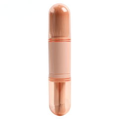 4-In-1 Retractable Mini Makeup Brush Set Portable Beauty Tool