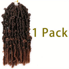 6pack 14inch Butterfly Locs Crochet Hair Distressed Faux Locs Hair Extension
