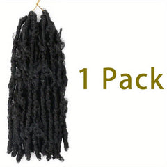 6pack 14inch Butterfly Locs Crochet Hair Distressed Faux Locs Hair Extension