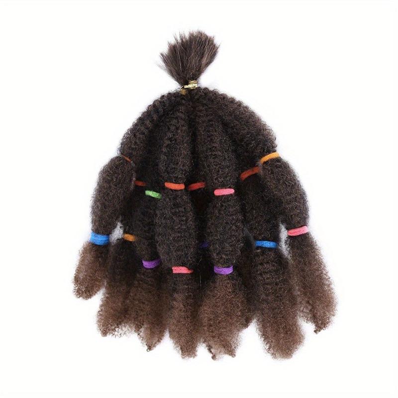Afro Kinky Hair Bulk Crochet Hair Extensions 99J