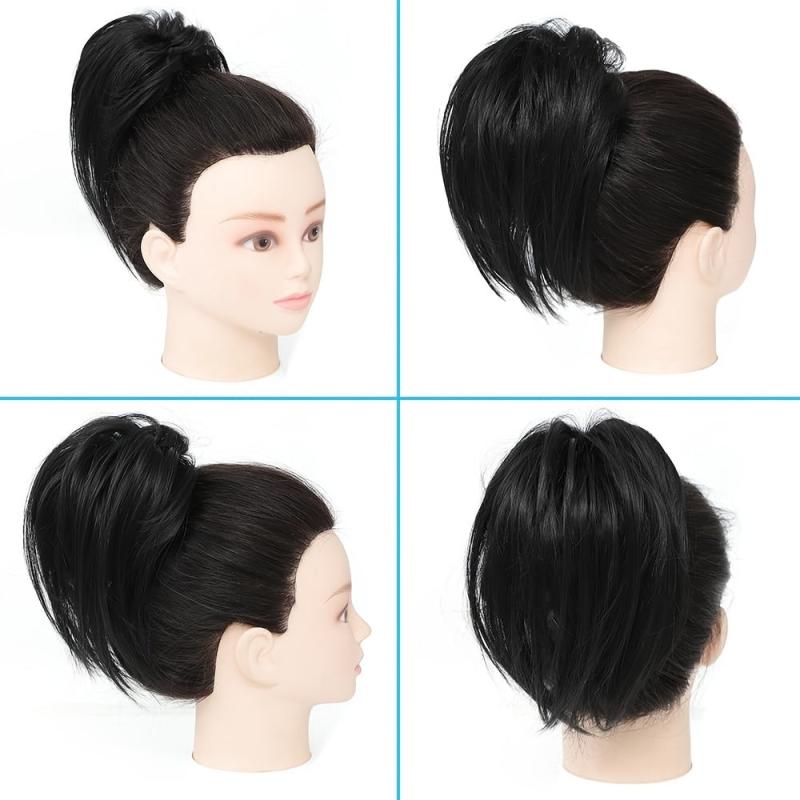 Messy Claw Ponytail For Women Straight Short High Ponytail Extension
