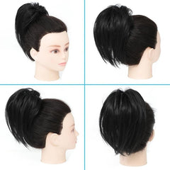 Messy Claw Ponytail For Women Straight Short High Ponytail Extension
