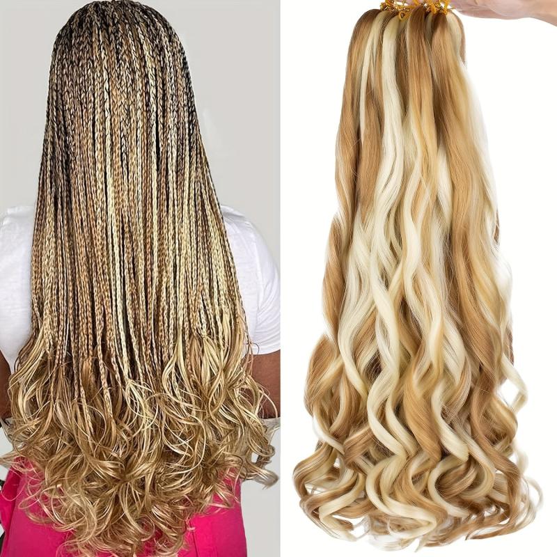 Pre Stretched Curly Braiding Hair 55-88 cm for Women