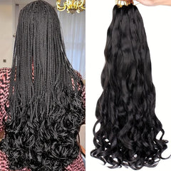 Pre Stretched Curly Braiding Hair 55-88 cm for Women