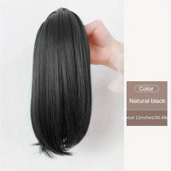 Short Micro Curl Clip Ponytail Inner Buckle High Claw Ponytail