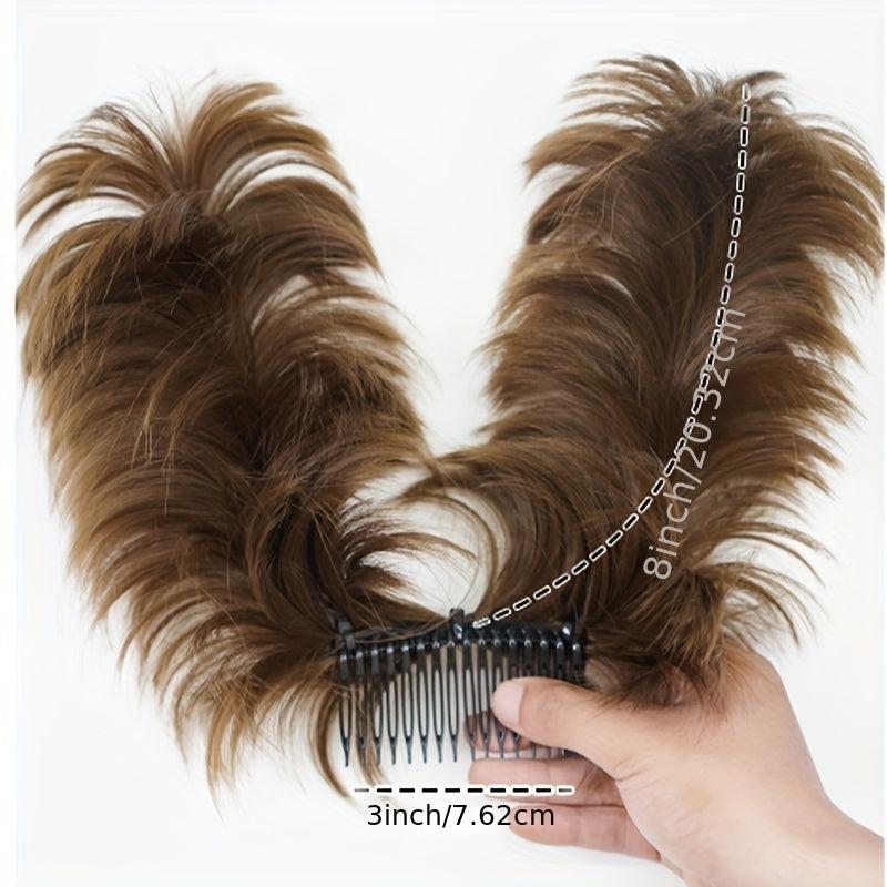 Curly Synthetic Hair Messy Bun Clip In Chignon for Women