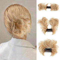 Curly Synthetic Hair Messy Bun Clip In Chignon for Women