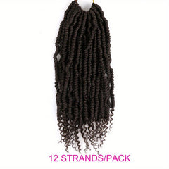 6 Packs Bomb Twist Crochet Hair Spring Twist Braids Synthetic Hair Extensions