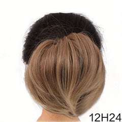 Short Hair Bun & Ponytail Extensions with Elastic Hair Rope