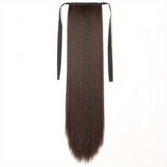 Long Straight Ponytail Extensions Natural Looking Clip In Hair Extensions