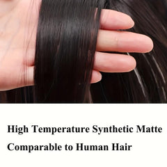 Long Straight Ponytail Extensions Natural Looking Clip In Hair Extensions