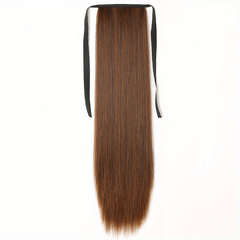 Long Straight Ponytail Extensions Natural Looking Clip In Hair Extensions