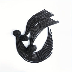 Human Hair Dread Locs Extensions for Men Women - Can be Dyed and Bleached