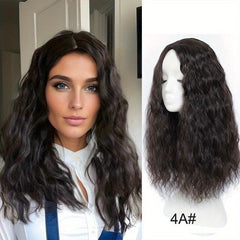 50 8 Cm Long Corn Curly Hair Toppers Toupee DIY Clip In Middle Part Hair Toppers