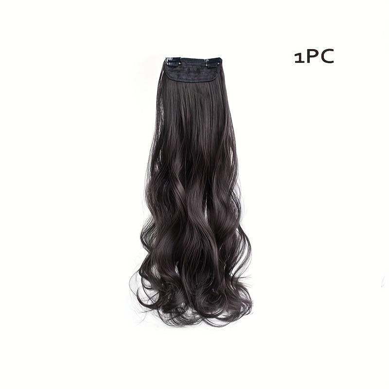 Invisible Hair Extensions Long Wavy Hairpiece 60 96 Cm 1Pc