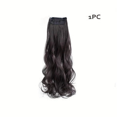 Invisible Hair Extensions Long Wavy Hairpiece 60 96 Cm 1Pc