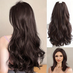 Invisible Hair Extensions Long Wavy Hairpiece 60 96 Cm 1Pc