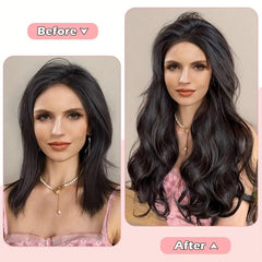 Invisible Hair Extensions Long Wavy Hairpiece 60 96 Cm 1Pc